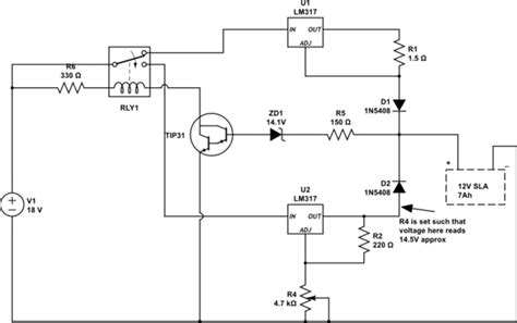 Smart lead acid battery charger circuit - is this practical? - Electrical Engineering Stack Exchange