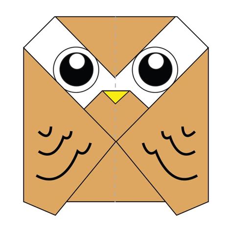 How to Make a Very Easy Origami Owl in 2020 | Origami easy, Origami owl ...