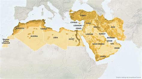 Middle East Map Overview