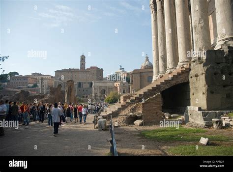 Roman Forum ruins Stock Photo - Alamy