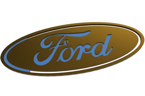 Free STL file Ford Logo Bookmark・3D print design to download・Cults