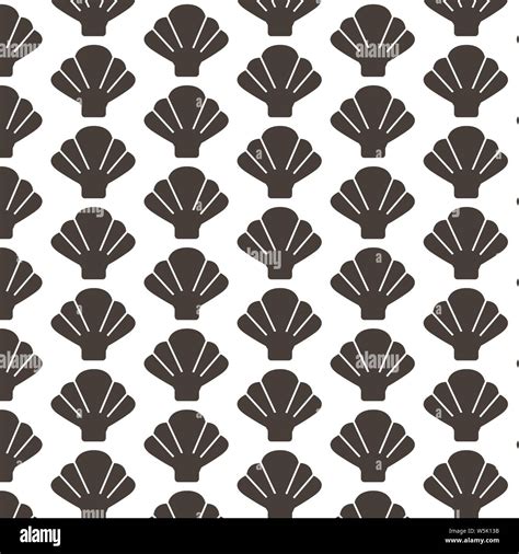 Pattern background Shell icon Stock Vector Image & Art - Alamy