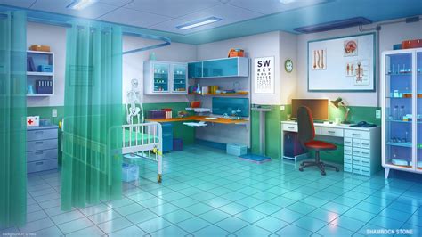 ArtStation - Hospital room