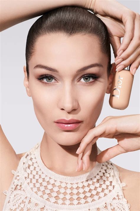 Bella Hadid Dior Backstage Powder-no-Powder Campaign