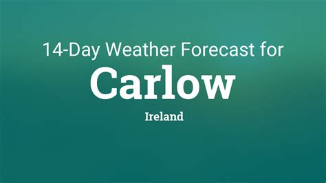 Carlow, Ireland 14 day weather forecast