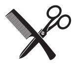 Three sets of scissors vector clip art | Free SVG