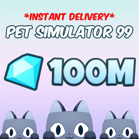 PET SIMULATOR 99 GEMS - Roblox Game Items - Gameflip