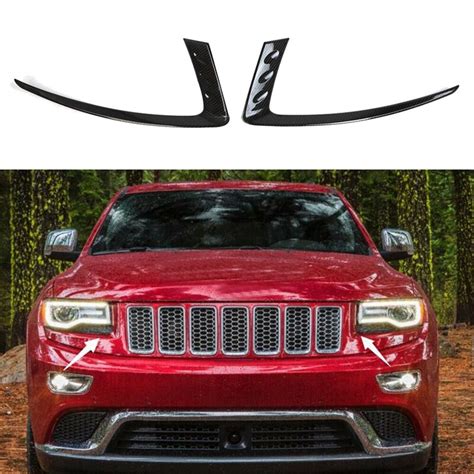 for Jeep Grand Cherokee Carbon Fiber Front Head Li... – Grandado