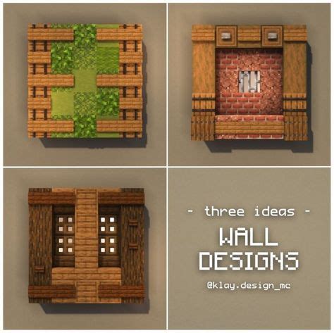 Minecraft Interior Wall Designs