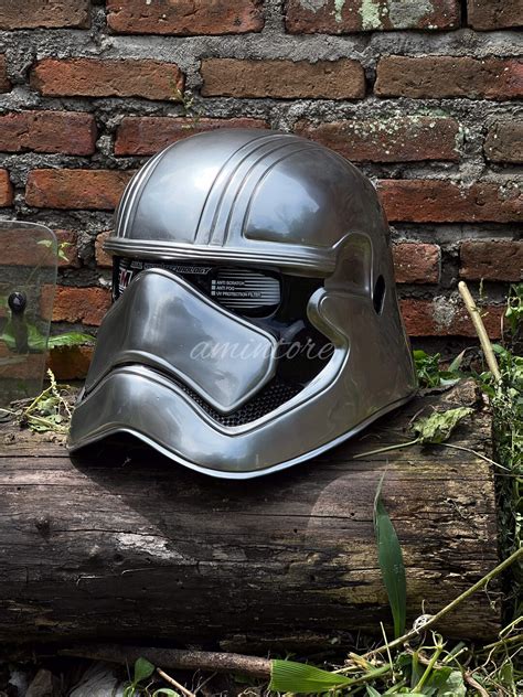 Star Wars Captain Phasma Motorcycle Helmet Custom DOT and ECE Approved - Etsy