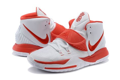 Nike Kyrie 6 White/University Red CZ4938-100 - FavSole.com