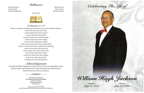 William H Jackson Obituary | AA Rayner and Sons Funeral Homes