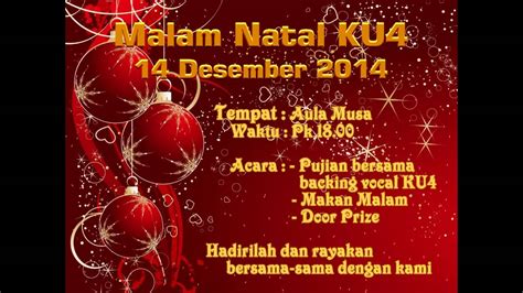 Contoh Undangan Natal Trend Terbaru Contoh Undangan Natal Punguan | Hot Sex Picture