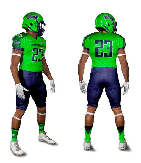 Featured Centerridge Green Football Uniform | All Pro Team Sports