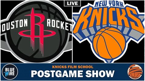 POSTGAME LIVESTREAM | Knicks vs Rockets - Recap & Reaction - YouTube