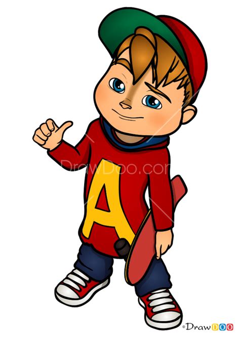 How to Draw Alvie, Alvin and Chipmunks