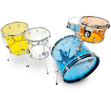 Slagverk Ludwig Vistalite Zep Set 26 Shell Pack, Amber Vistalite ...