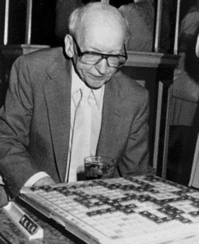 Scrabble Creator Stuck for Words - On This Day