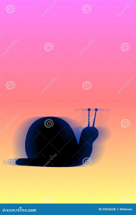 Snail on speed stock illustration. Illustration of fable - 5925628