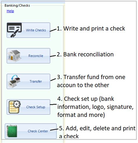 Write a check - ezAccounting guide