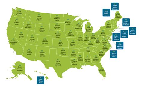 John Brown's Notes and Essays: What’s the Most Common Surname in Your State? - Note for ...