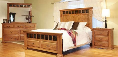 Rustic Oak Bedroom Set, Oak Bedroom Set, Oak Bedroom Furniture