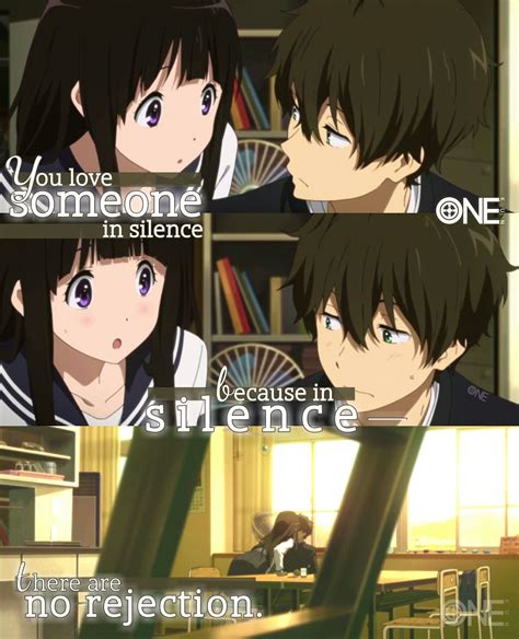 Hyouka | Hyouka, Anime love quotes, Anime quotes