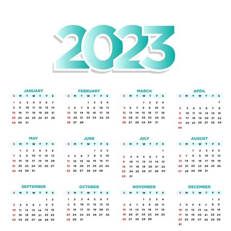 Premium Vector | 2023 Calendar