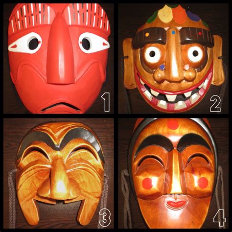 Traditional Korean Masks with stories. Seoul, South Korea. | Korean mask, Masks art, Seoul