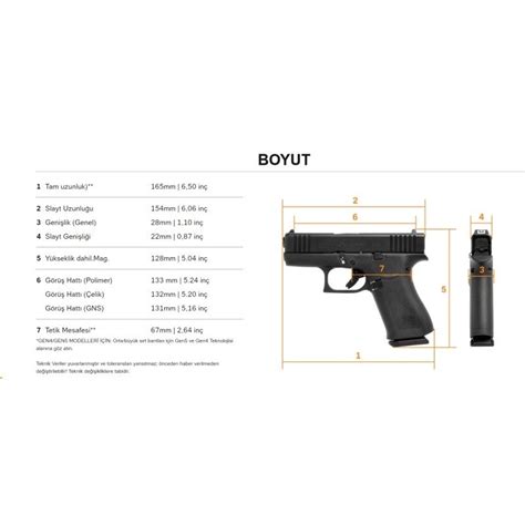 GLOCK G 43X (3 ADET MEVCUT) - İkinci El Silah, Satılık Silah