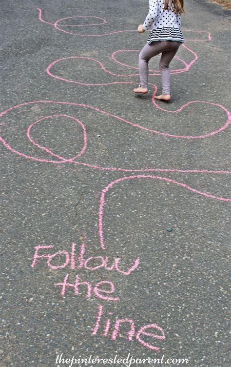 Sidewalk Chalk Games For Kids – The Pinterested Parent | Outdoor activities for kids, Sidewalk ...