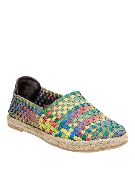 Steven by steve madden Frenzi Stretch Woven Flats in Multicolor (MULTI)