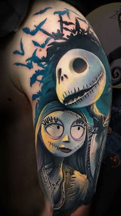 100+ Unique Jack and Sally Tattoos (The Nightmare Before Christmas ...