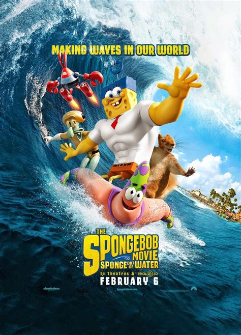 NickALive!: Nickelodeon And Paramount Revamp Official "The SpongeBob Movie: Sponge Out of Water ...