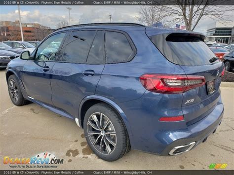 2019 BMW X5 xDrive40i Phytonic Blue Metallic / Coffee Photo #2 ...