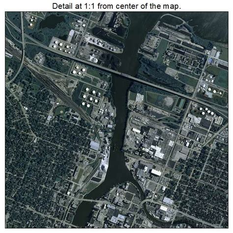 Aerial Photography Map of Green Bay, WI Wisconsin