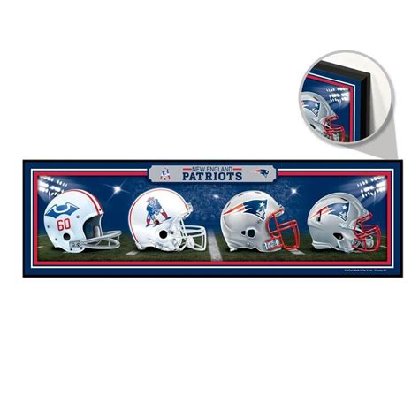 New England Patriots Helmet Evolution Sign | New england patriots ...