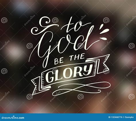 To God Be Glory Stock Illustrations – 48 To God Be Glory Stock ...