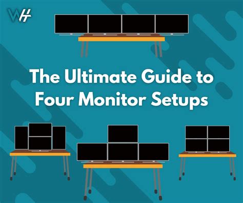 The Ultimate Guide To Four Monitor Desk Setups
