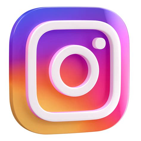 Instagram Logo 3D Illustration 12493083 PNG