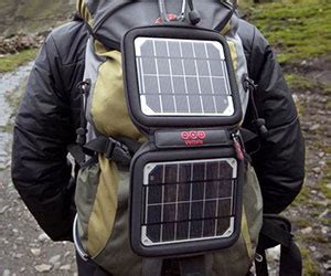 Solar Powered Backpack Charger