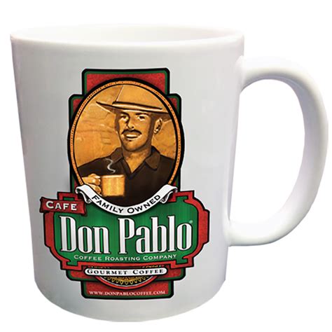 Don Pablo White Classic Logo Mug – Don Pablo Coffee