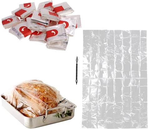 Amazon.com: DGQ Oven Bags 20 Counts Cooking Roasting Bags 10 x 15 ...