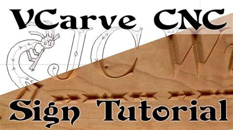 VCarve Sign Tutorial: From Design to CNC - YouTube | Tutorial, Cnc, Step tutorials