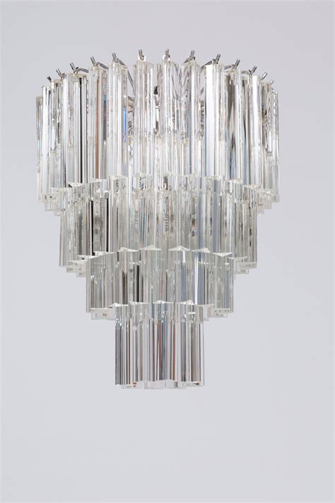 Customizable Modern Murano Glass Lighting with clear elements Italy contemporary For Sale at 1stDibs