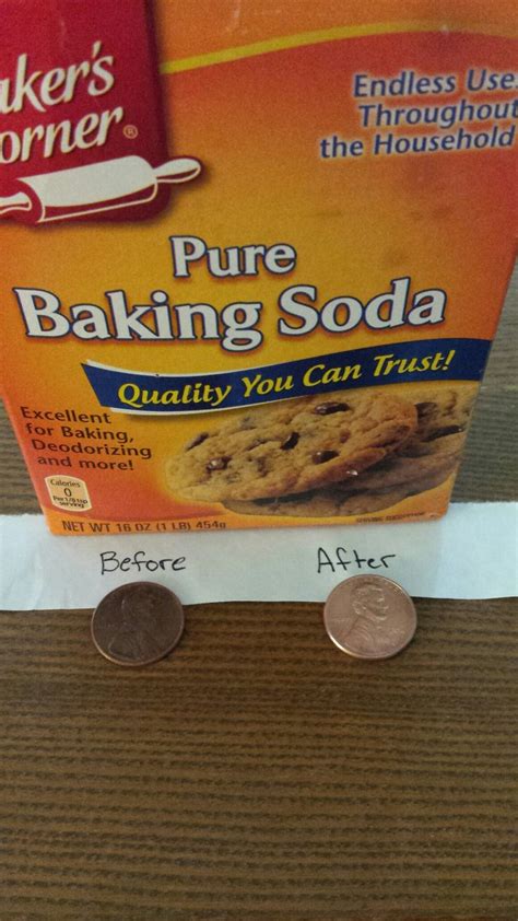 Clean pennys with Baking Soda. Make a paste and rub on to pennys ...