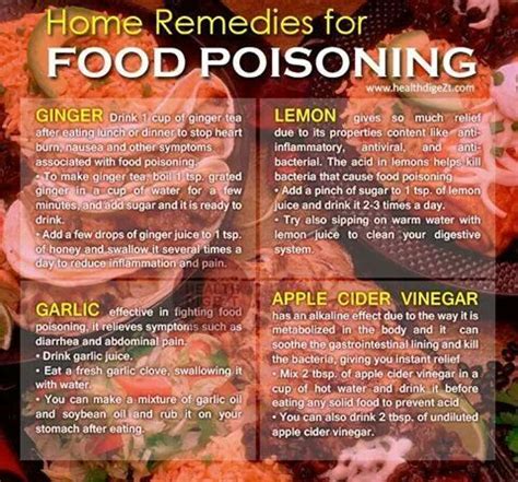 Food Poison Remedies | Food poisoning remedy, Food poisoning, Food cures