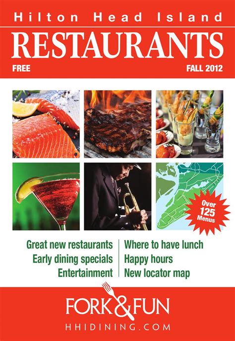 Hilton Head Island Restaurant Guide Fall 2012 by Hilton Head Monthly - Issuu