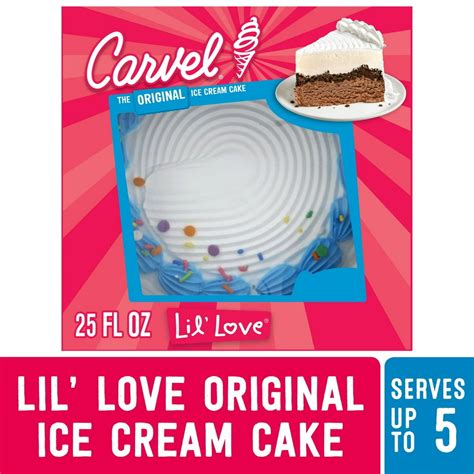 Carvel Lil' Love Ice Cream Cake, Chocolate and Vanilla Ice Cream and ...