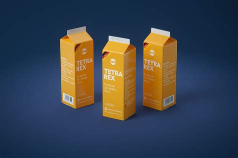 Tetra Pack REX 1000ml Professional carton packaging 3D model pak ...